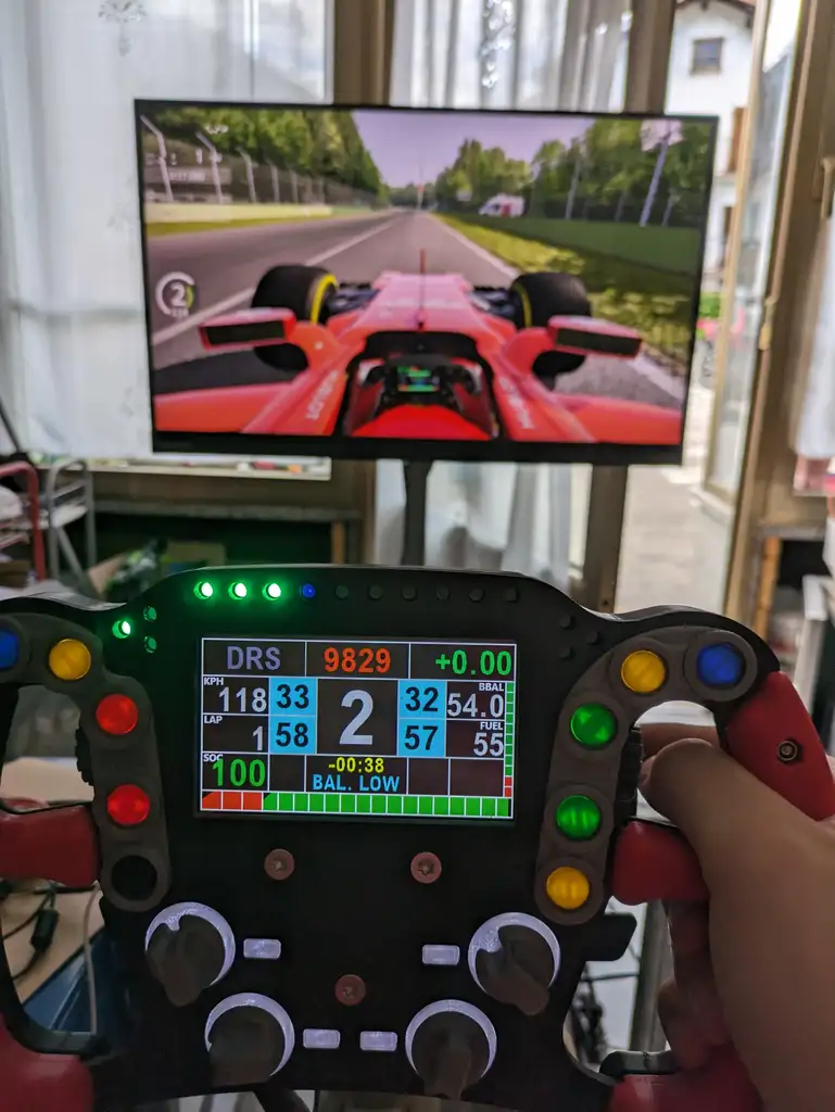 Un simulatore di F1 DIY